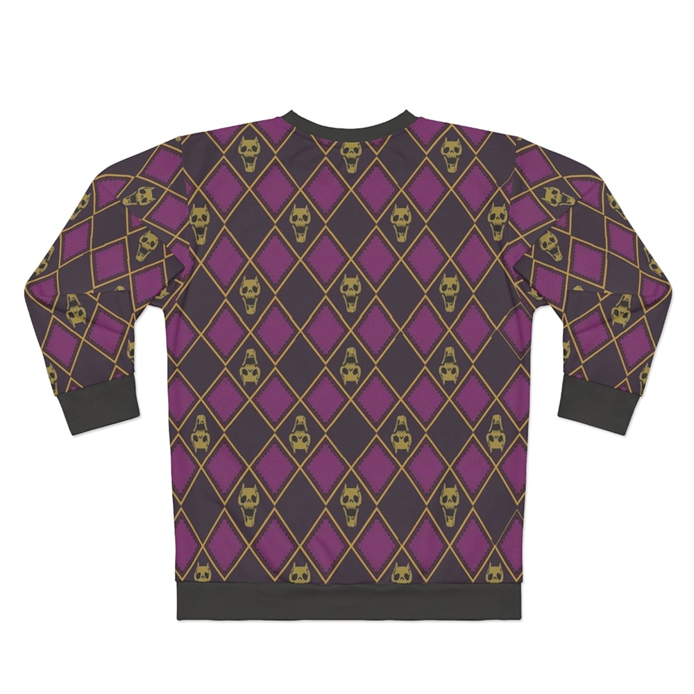 Killer Queen Diamond Pattern Skull Sweatshirt