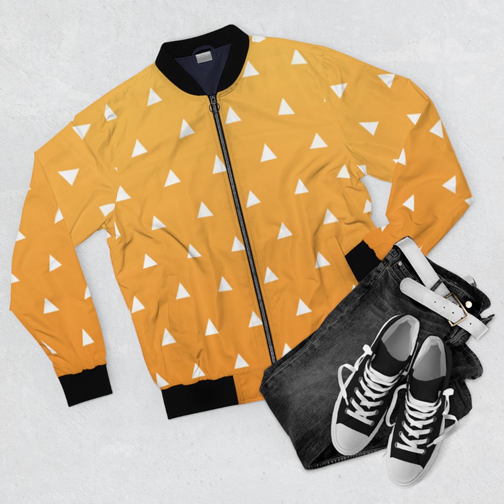 DS Thunder Breath Pattern Bomber Jacket