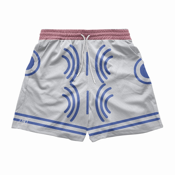 Kokushibo Twelve Kizuki Eyes Demon Slayer Mesh shorts - Anime Wise