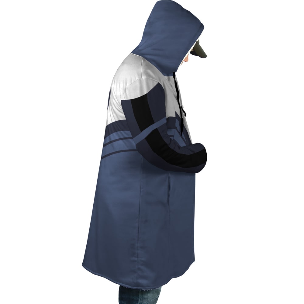 Water Tribe Emblem Hooded Cloak Coat