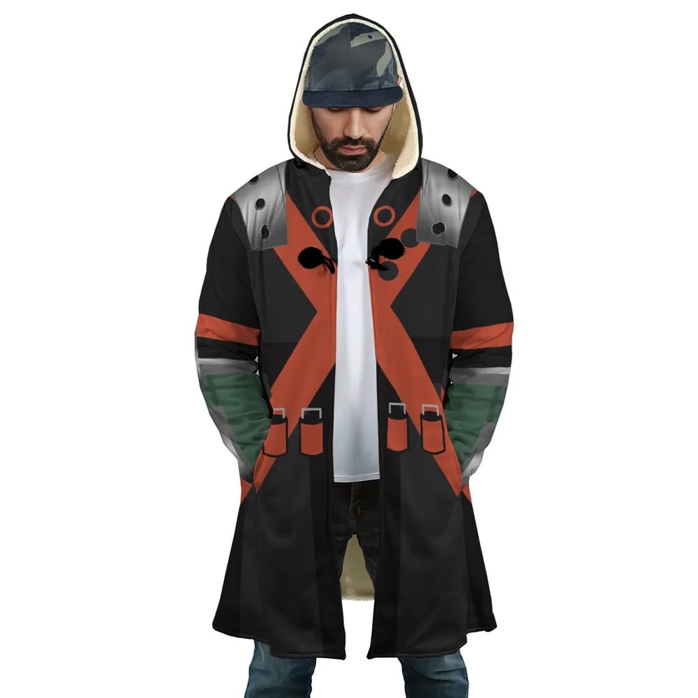 My Hero Kacchan Hooded Cloak Coat