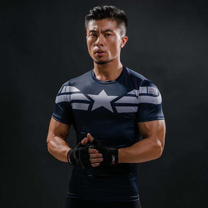 Captain America Tee: 3D Printed Modern Captain America T-Shirts