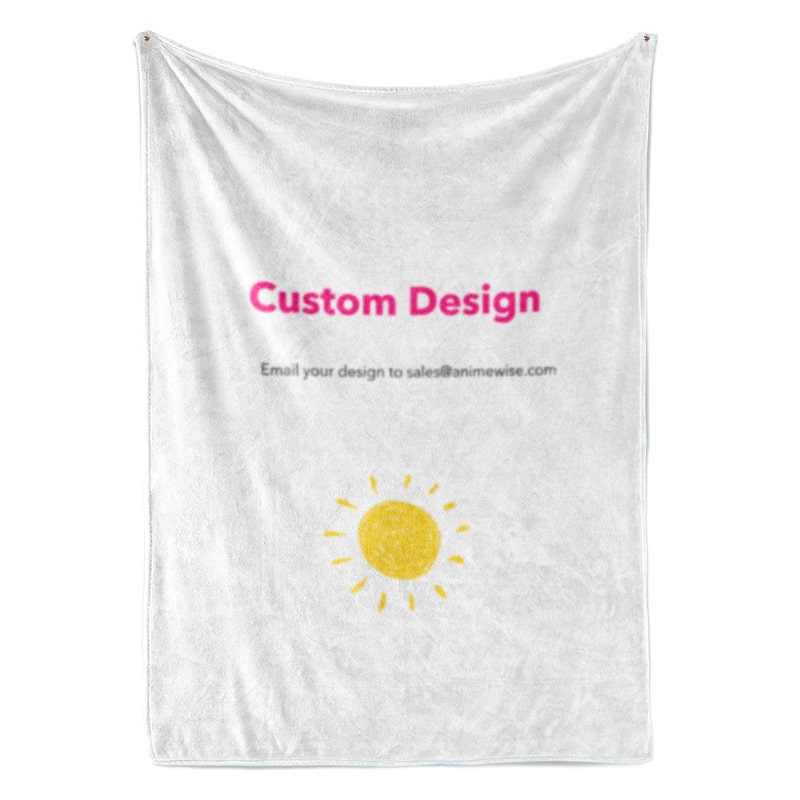 Personalized Custom Sherpa Throw Blanket