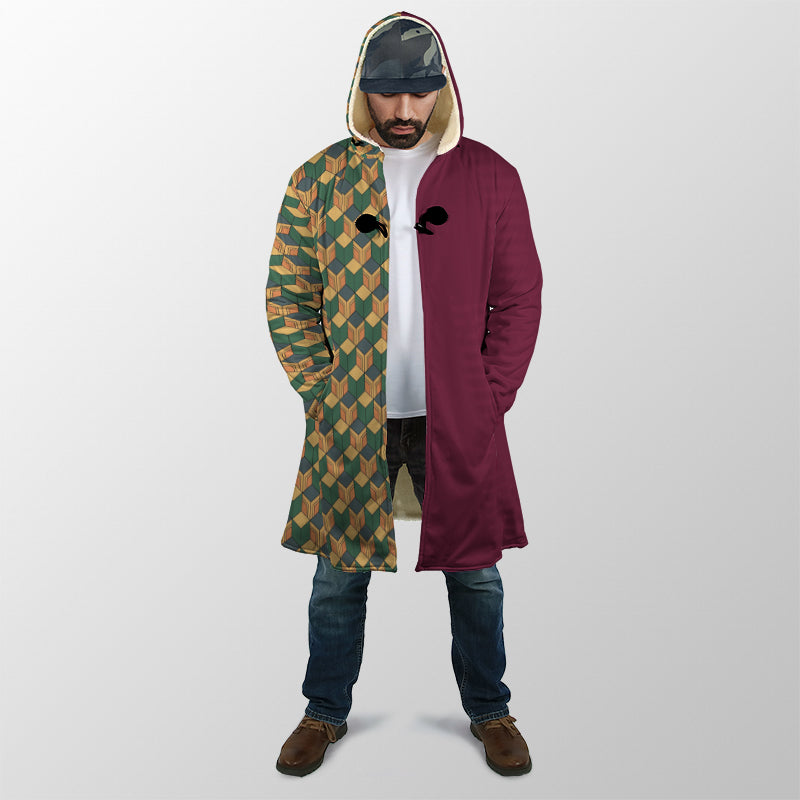 Water Pillar Classic DS Hooded Cloak Coat