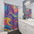 Psychedelic Abstract Art Shower Curtains