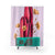 Radio Cactus Hip Shower Curtains