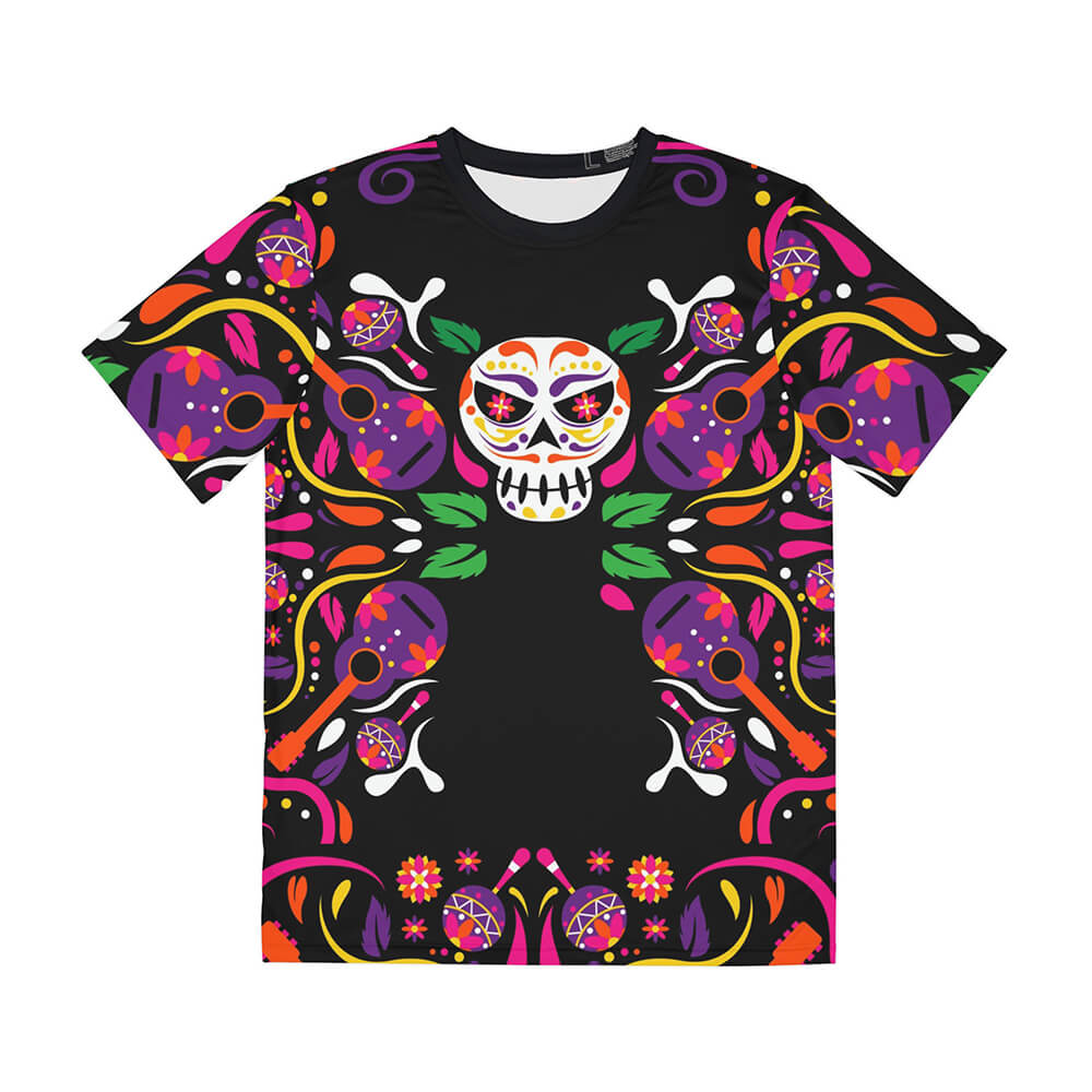 Diadelosmuertos Latin Art Blend T-Shirt