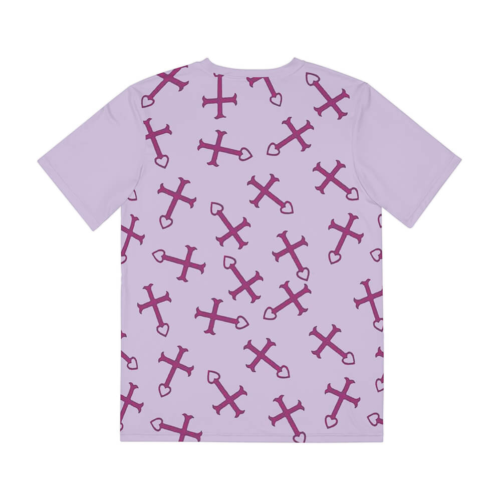 Erza Cross Heart Fusion Pattern T-Shirt