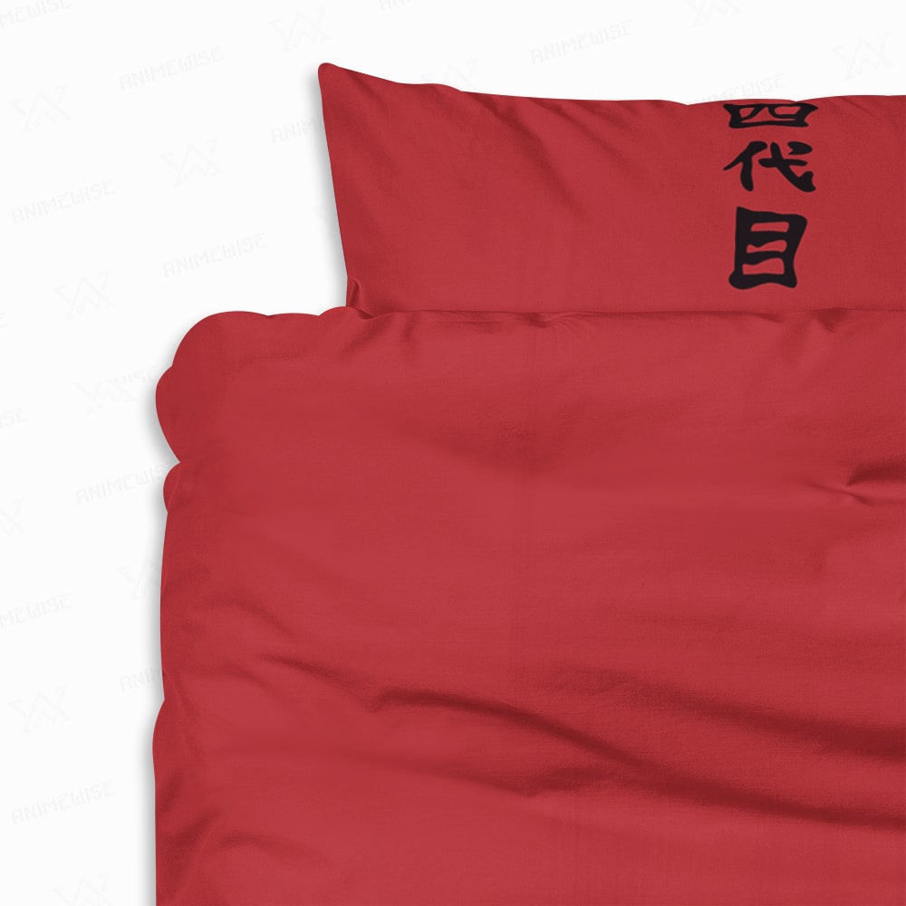 Fourth Fire Shadow Namikaze Comforter Set