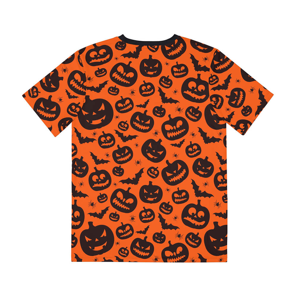 Halloween Pumpkins All Over Brushed T-Shirt