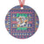 Feliz Joy Boy Metal Ornaments