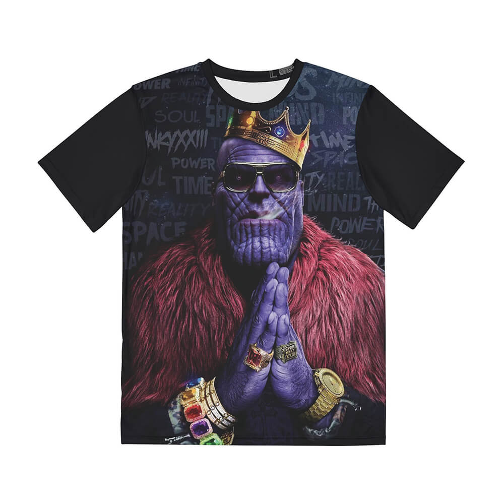 King Thanos Rap Style Hip Hop Thanos Avengers Infinity War Thanos Tee