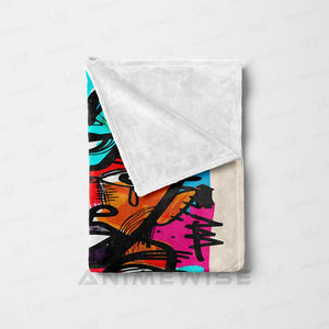 Abstract Expressionist Art Blanket