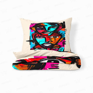 Abstract Expressionist Art Comforter Bedding