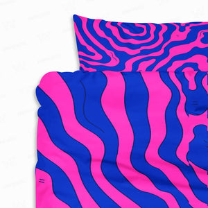 Abstract Groovy Pattern Comforter Bedding
