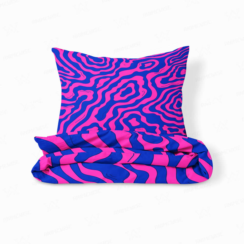 Abstract Groovy Pattern Duvet Cover Bedding