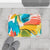 Abstract Watercolor Dream Space Brushed Bath Mats