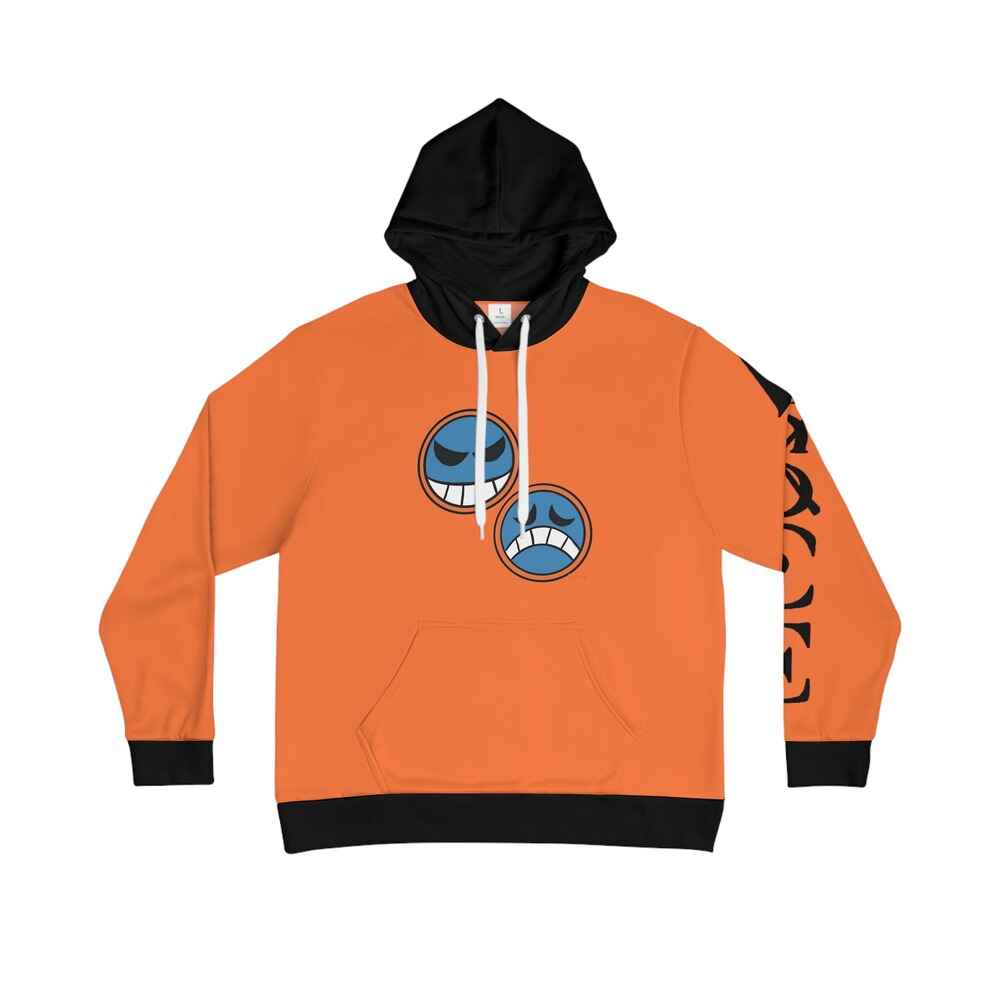 Ace Flame Flame Pattern Pullover Hoodie