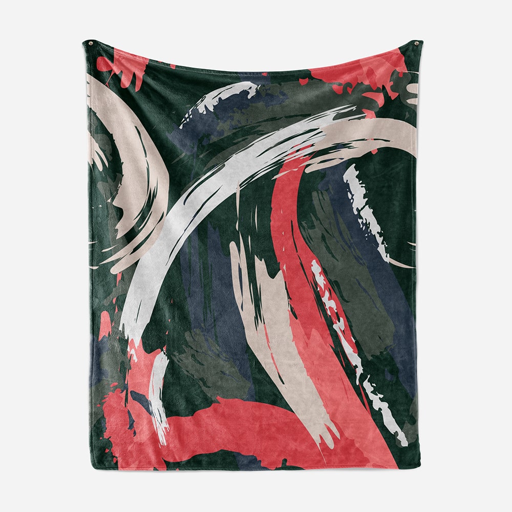 Aesthtic Brush Strokes Blanket