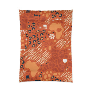 African Abstract Art Comforter Set Bedding