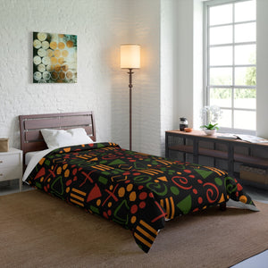 African Abstract Pattern Black Culture Comforter Set Bedding