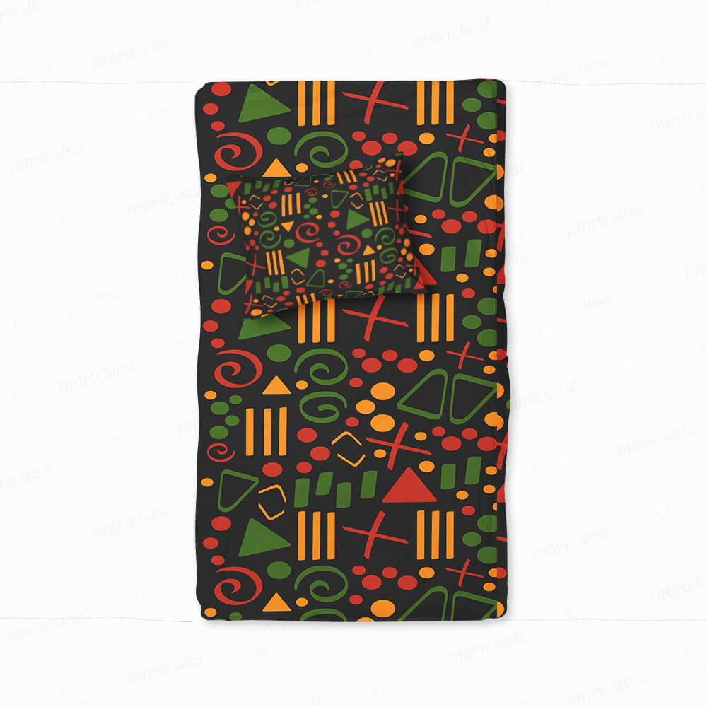 African Abstract Pattern Black Culture Duvet Cover Bedding