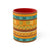 African Art Tiles Pattern Accent Coffee Mug