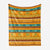 African Art Tiles Pattern Blanket