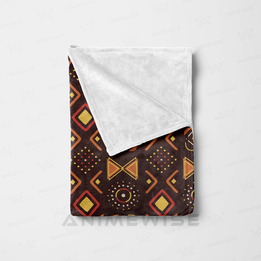 African Black Heritage Pattern Blanket