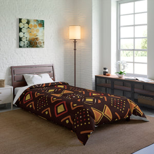 African Black Heritage Pattern Comforter Set Bedding