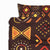 African Black Heritage Pattern Comforter Set Bedding