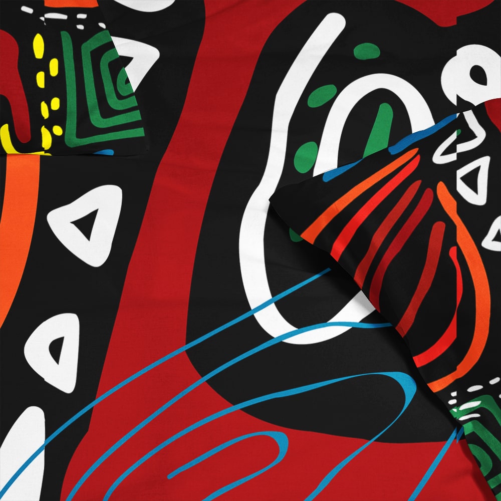 African Ethnic Graphic Art Comforter Bedding