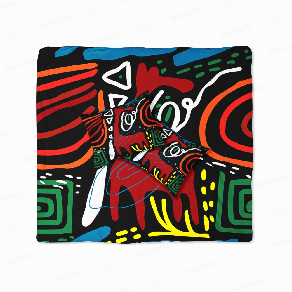 African Ethnic Graphic Art Duvet Cover Bedding