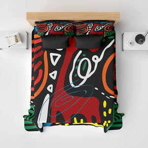 African Ethnic Graphic Art Quilt Bedding
