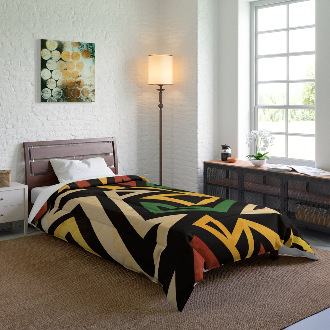African Geometric Abstract Art Comforter Set Bedding