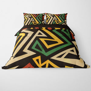 African Geometric Abstract Art Duvet Cover Bedding