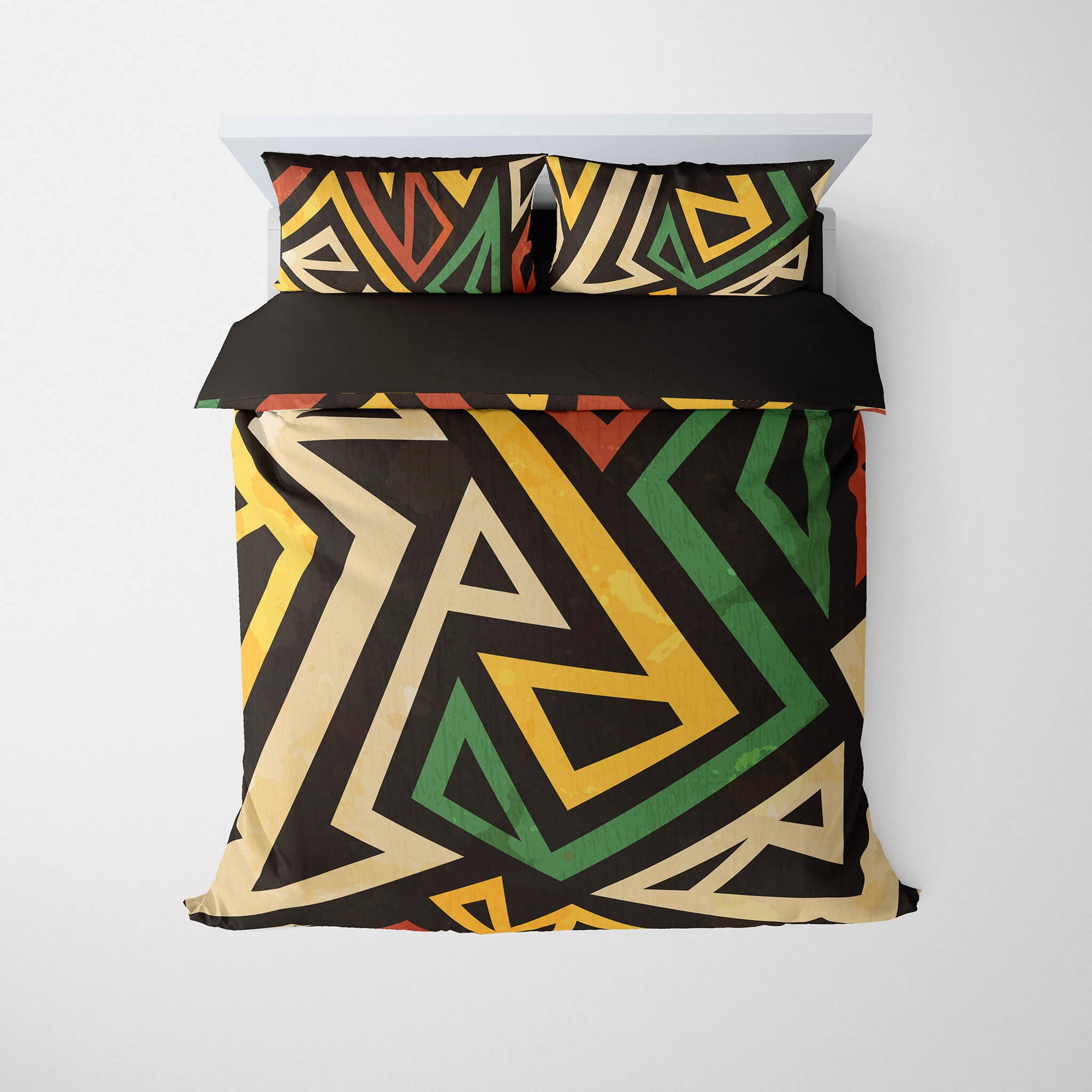 African Geometric Abstract Art Comforter Set Bedding