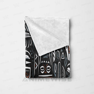 African Ivorian Ethnic Pattern Blanket
