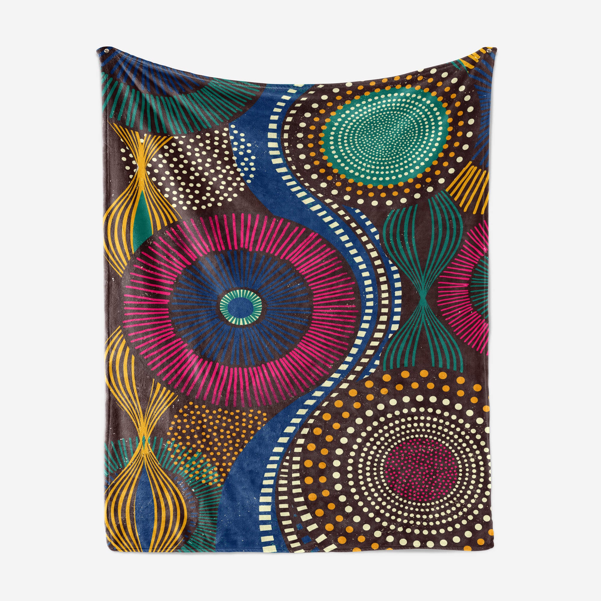 African Tribal Ornamental Pattern Blanket