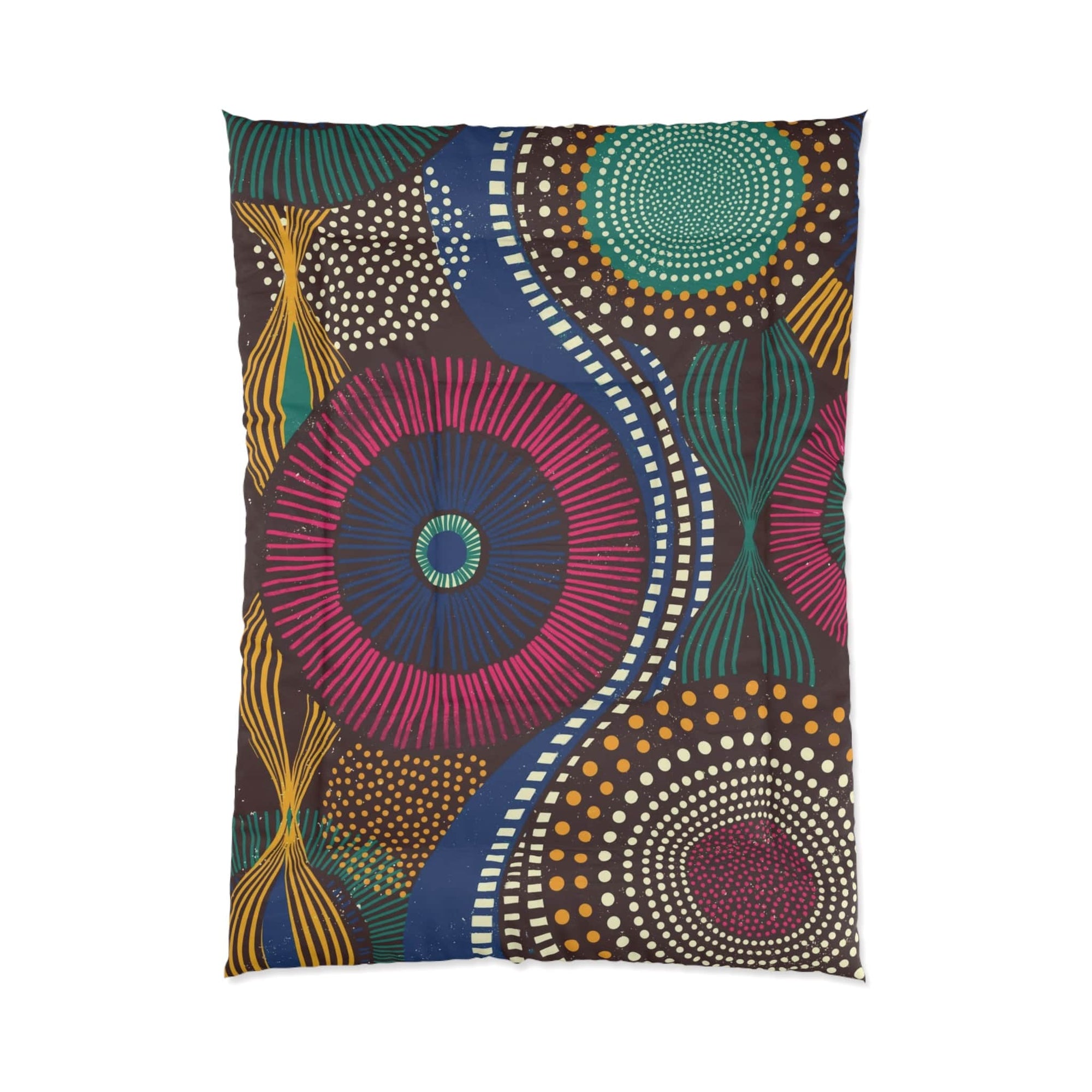 African Tribal Ornamental Pattern Comforter Set Bedding