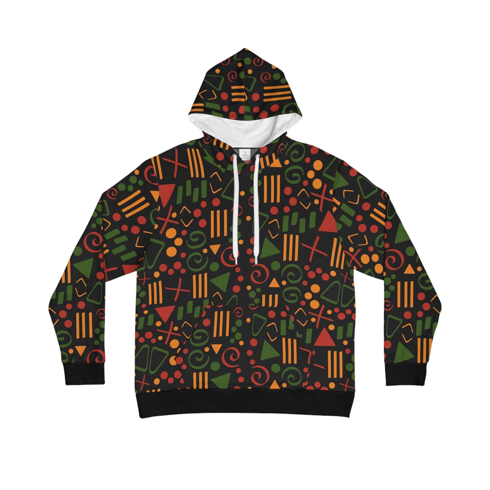 Afro Abstract Art Pattern Pullover Hoodie