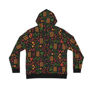 Afro Abstract Art Pattern Pullover Hoodie