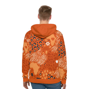 African Abstract Art Pullover Hoodie