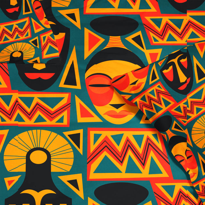 Afro Tribal Art Pattern Duvet Cover Bedding