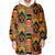 Afro Tribal Art Pattern  Blanket Hoodie