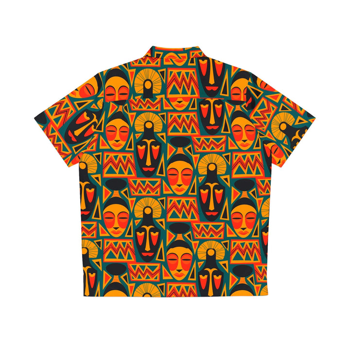 Afro Tribal Art Pattern Hawaiian Shirt