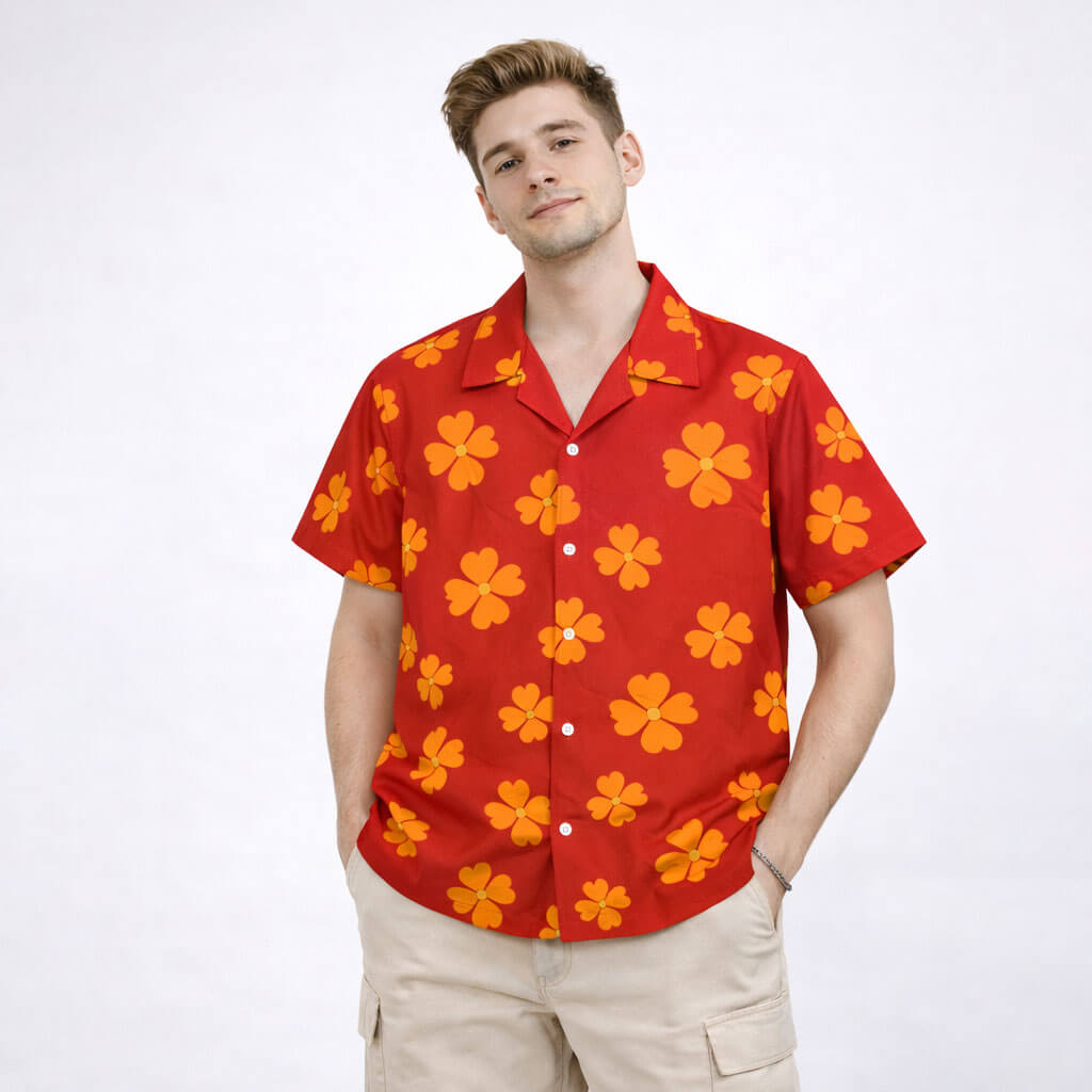 Akainu OP Button Up Hawaiian Shirt