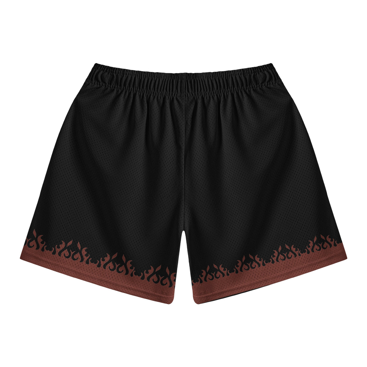 Shinobi Clouds Fire Blend Mesh shorts