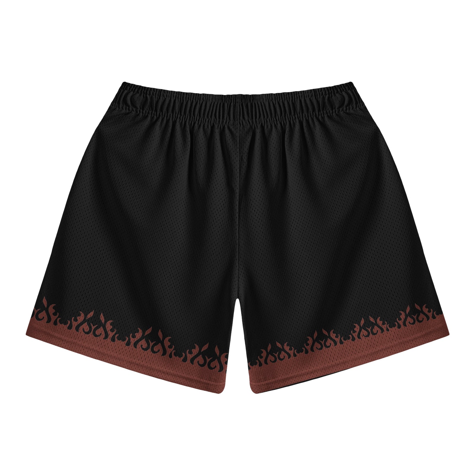 Shinobi Clouds Fire Blend Mesh shorts