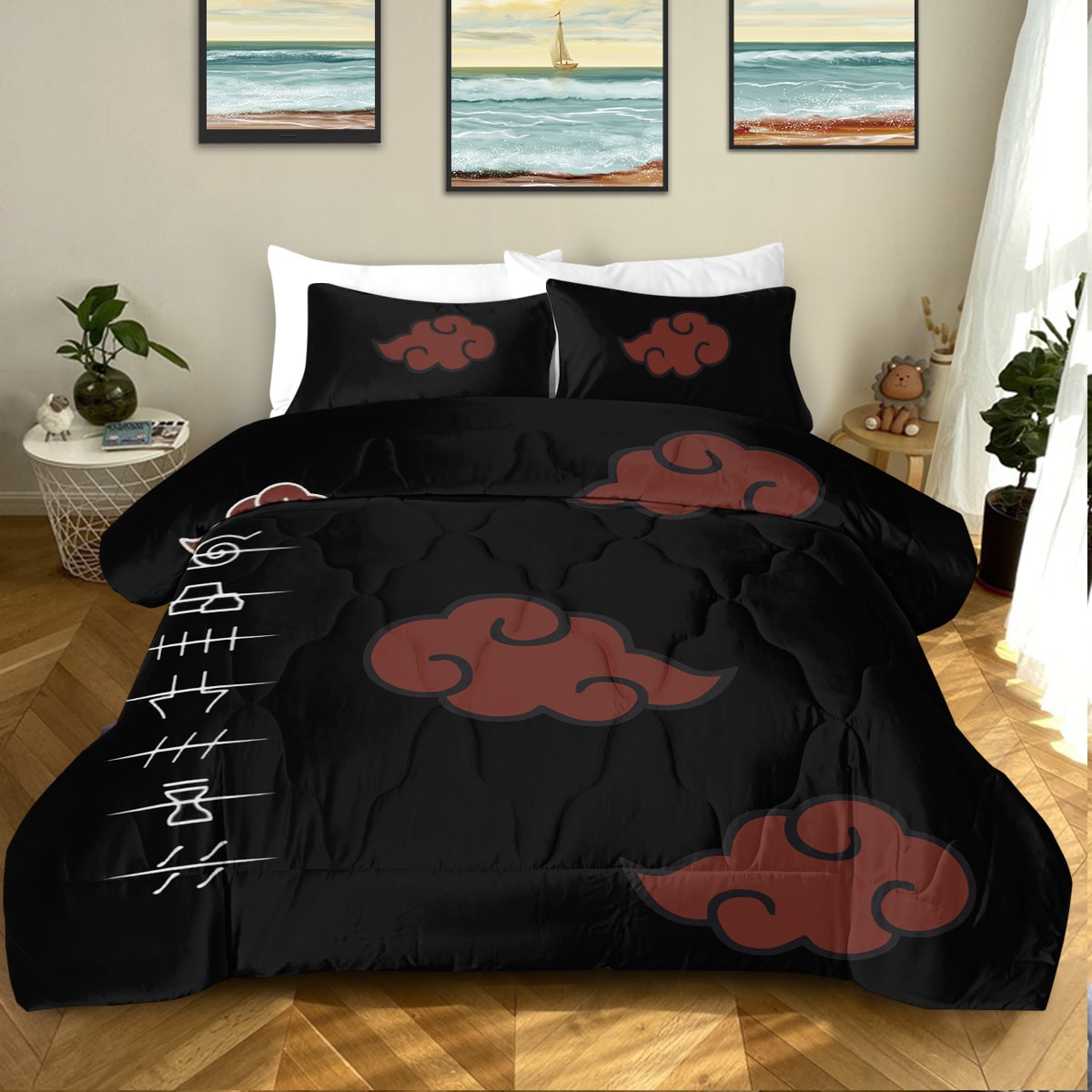 Shinobi Clouds Classic Pattern Comforter Set